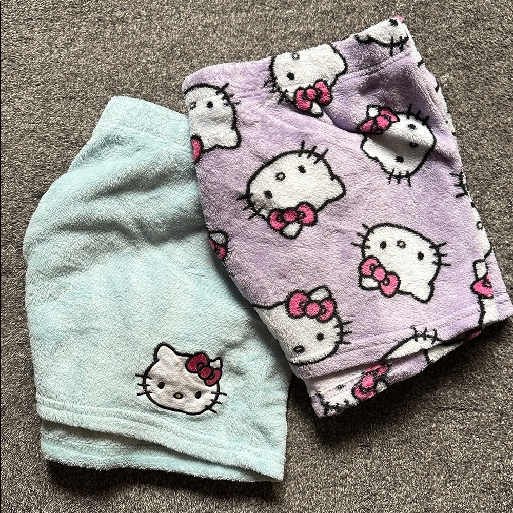 Hello Kitty Plush Sleepwear in Pink and Purple